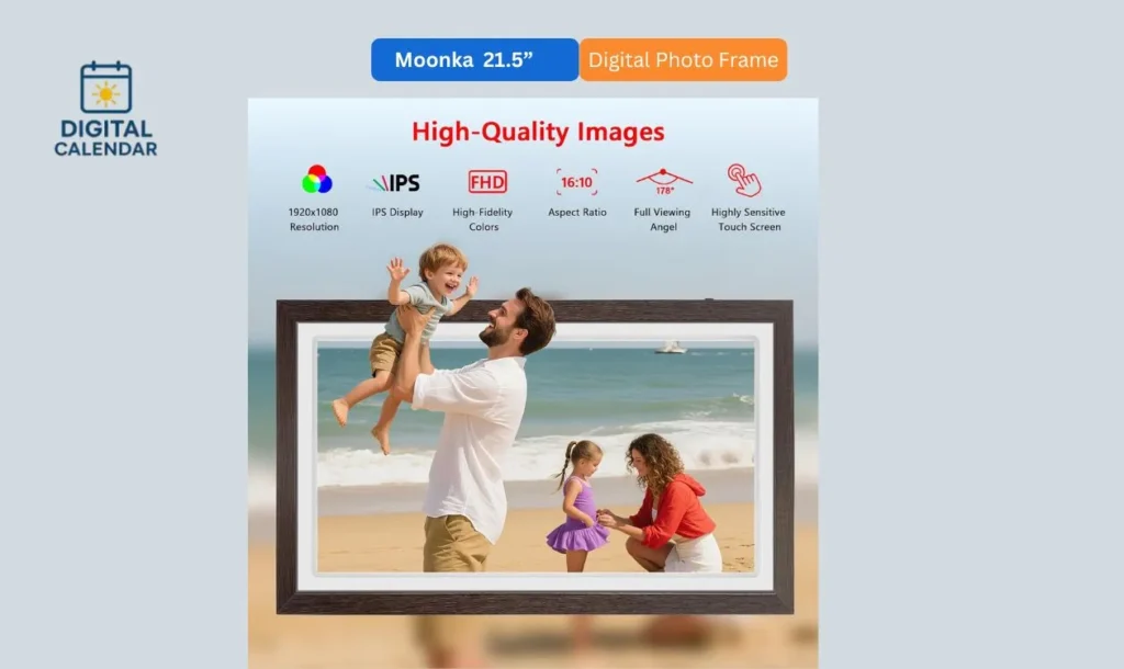 Moonka 21.5-Inch Digital Photo Frame 64GB Review 6 Moonka FRAMEO