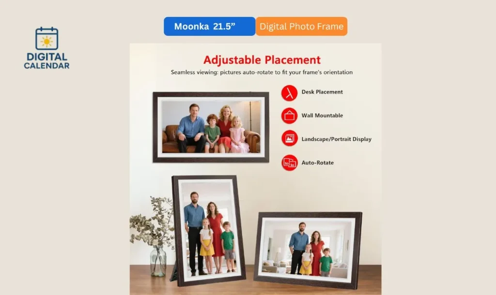 Moonka 21.5-Inch Digital Photo Frame 64GB Review 9 Moonka FRAMEO