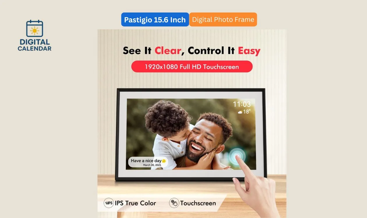 Pastigio 15.6 Inch Digital Photo Frame