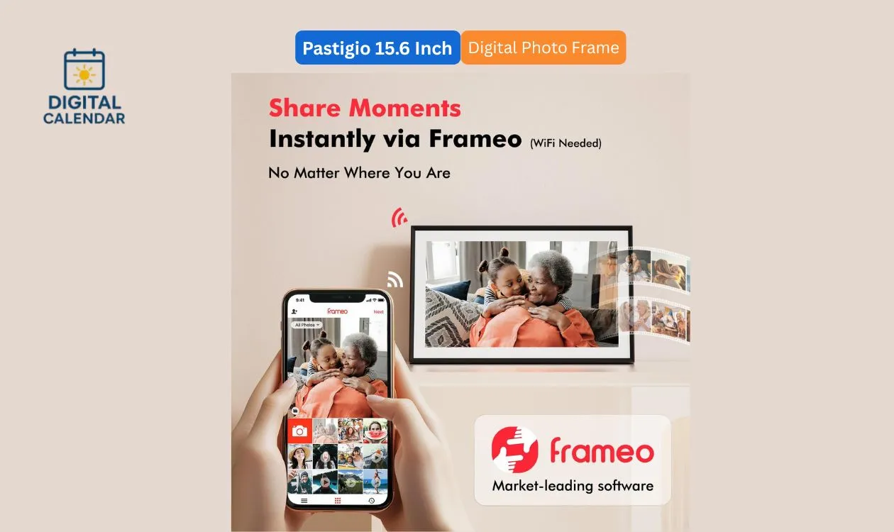 Pastigio 15.6 Inch Digital Photo Frame