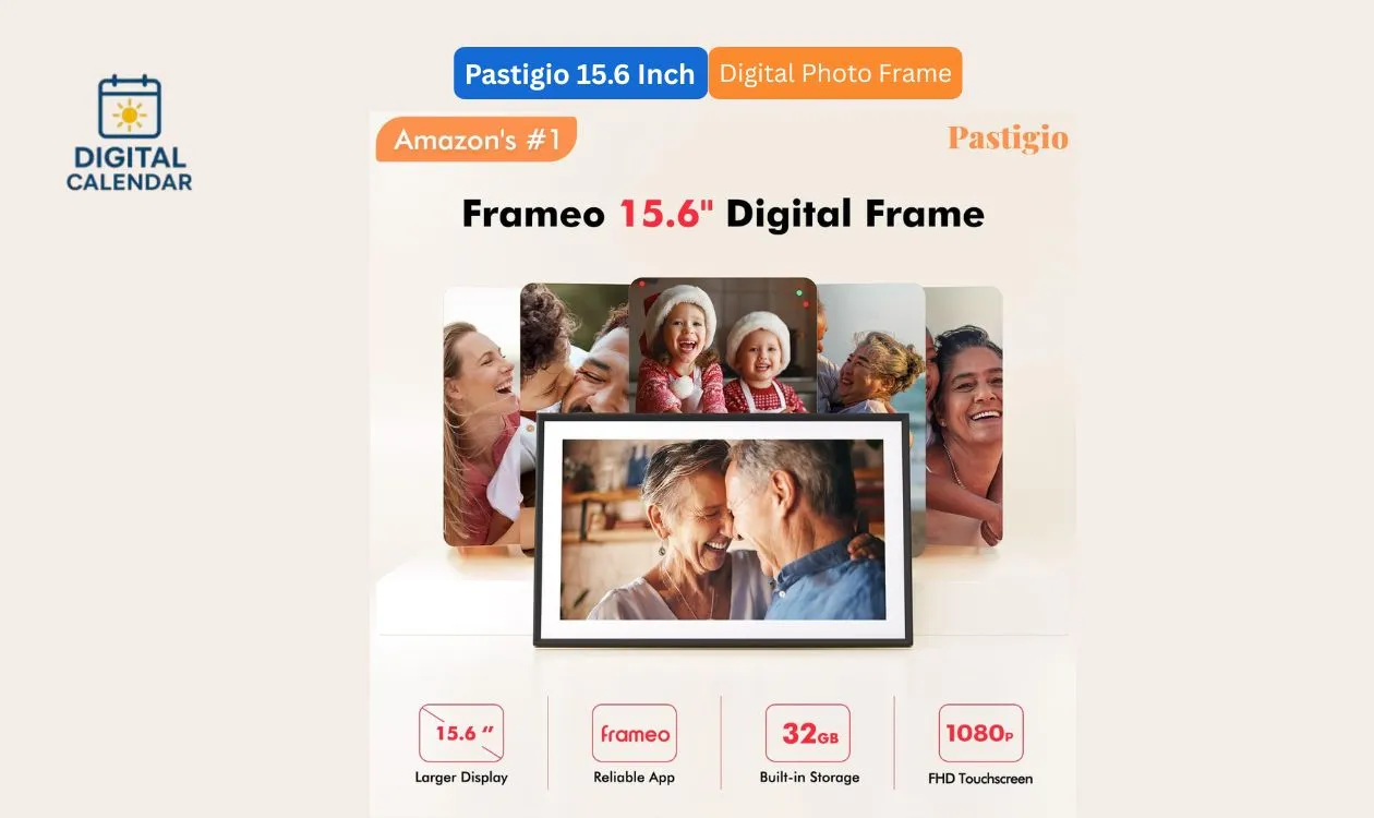 Pastigio 15.6 Inch Digital Photo Frame