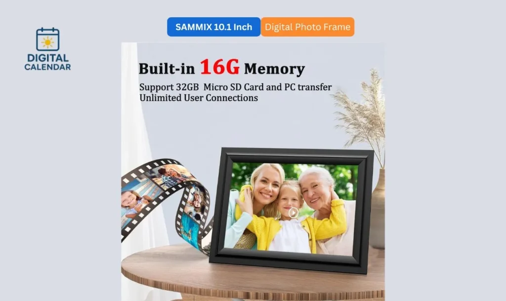 SAMMIX 10.1 Inch Digital Picture Frame
