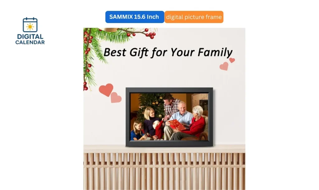 SAMMIX 15.6 Inch Digital Picture Frame