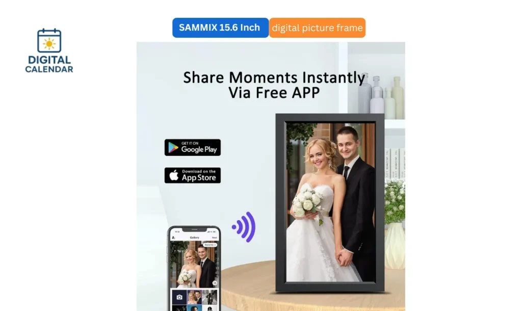 SAMMIX 15.6 Inch Digital Picture Frame