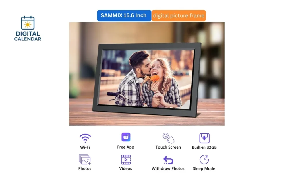 SAMMIX 15.6 Inch Digital Picture Frame
