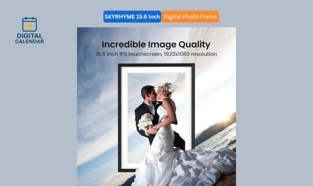SKYRHYME 15.6 Digital WiFi Photo Frame