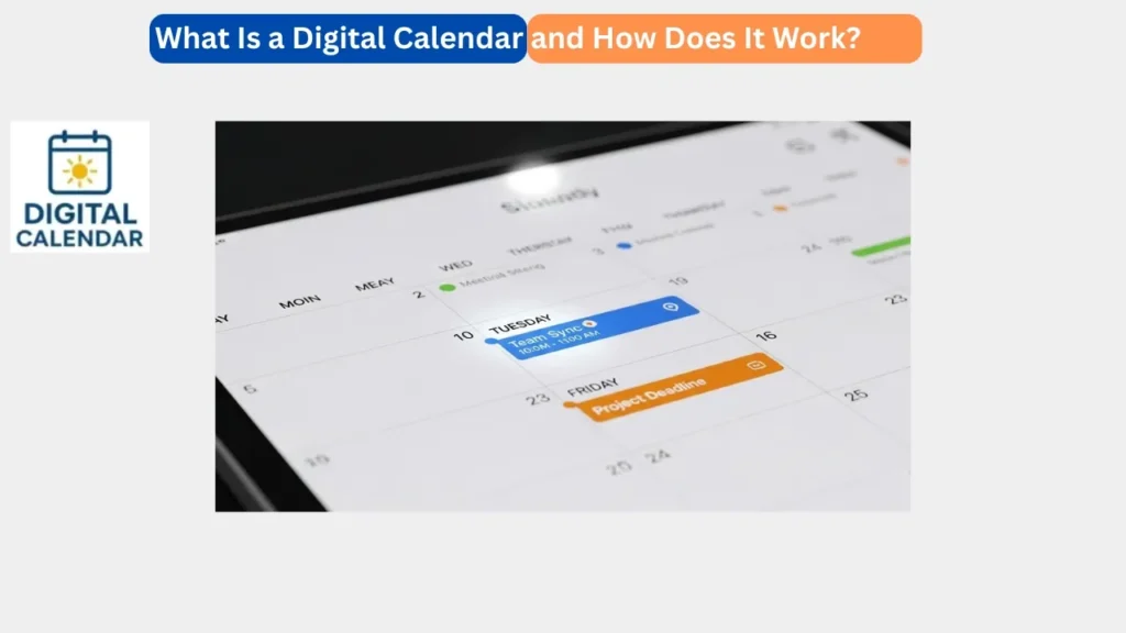 What Is a Digital Calendar and how does it works
