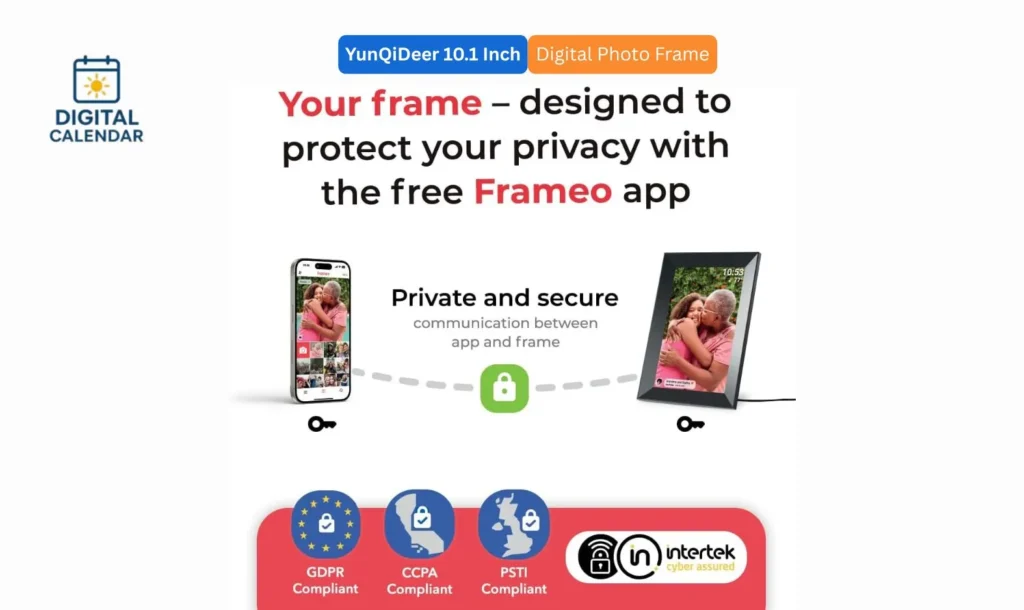 YunQiDeer 10.1 Inch Picture Frame