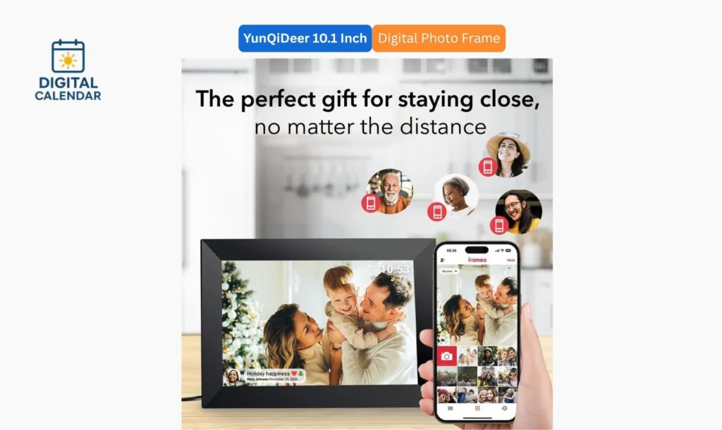 YunQiDeer 10.1 Inch Picture Frame