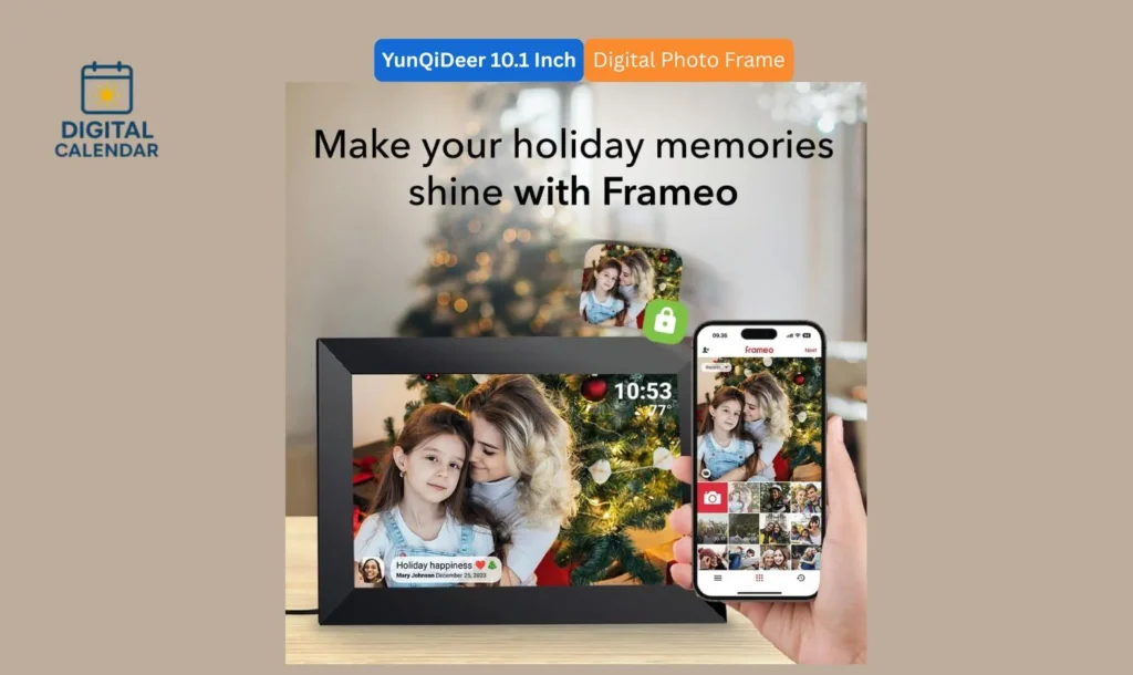 YunQiDeer 10.1 Inch Picture Frame