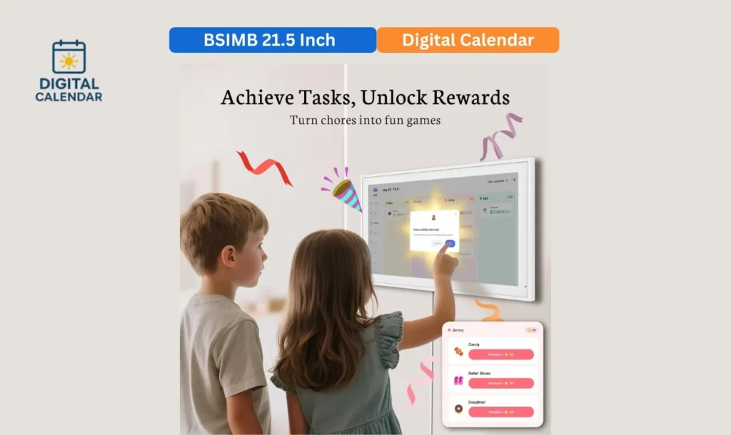 BSIMB 21.5 Inch Digital Calendar