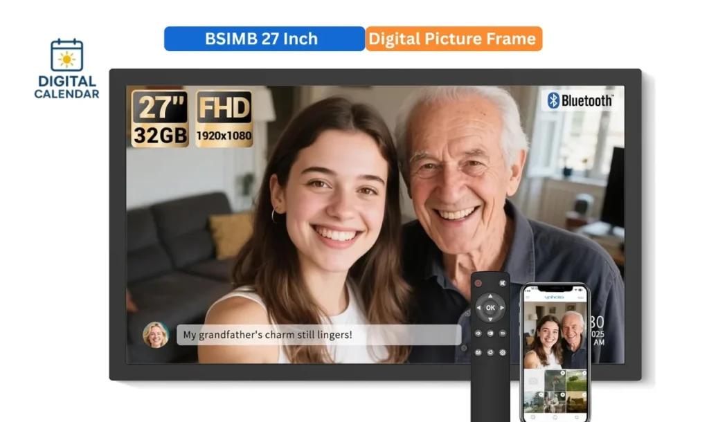 BSIMB 27 Inch Large Digital Picture Frame