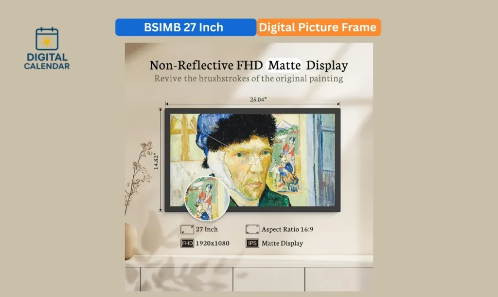 BSIMB 27 Inch Large Digital Picture Frame