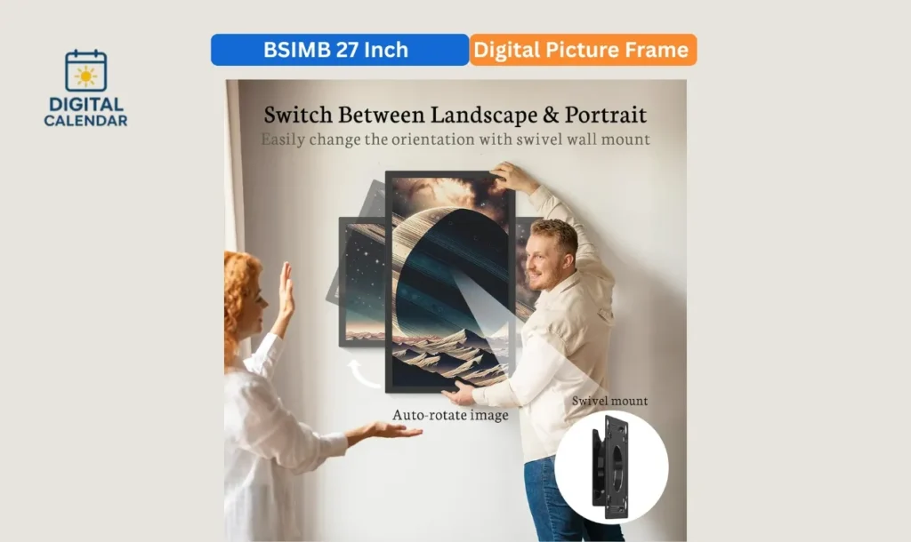 BSIMB 27 Inch Large Digital Picture Frame