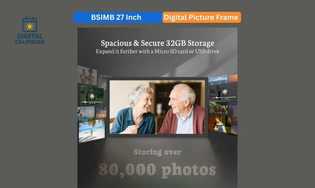 BSIMB 27 Inch Large Digital Picture Frame