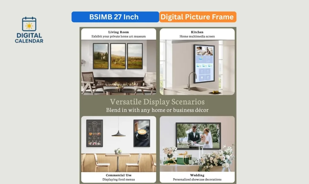 BSIMB 27 Inch Large Digital Picture Frame
