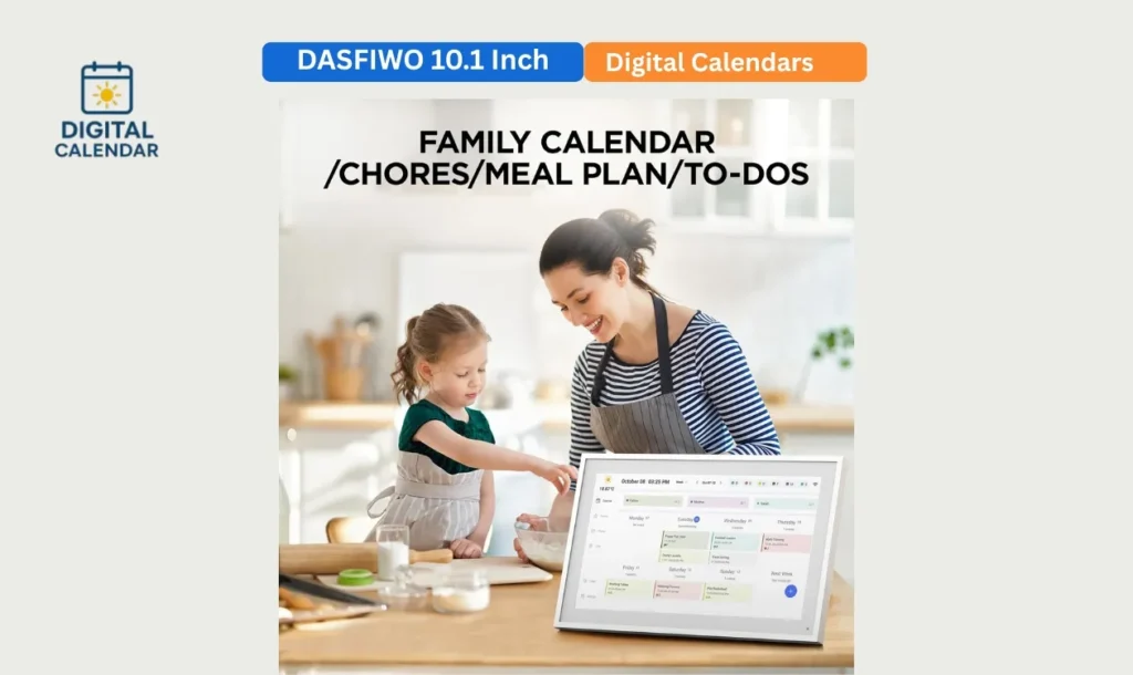 DASFIWO 10.1 Inch Smart Digital Calendar