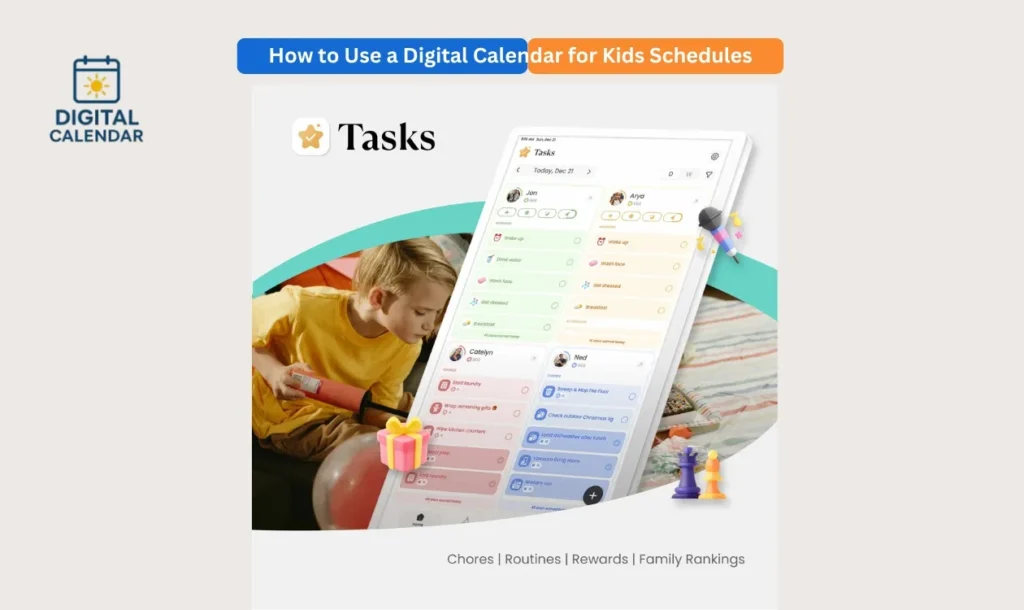 How to Use a Digital Calendar for Kids Schedules 2 Use a Digital Calendar for Kids Schedules
