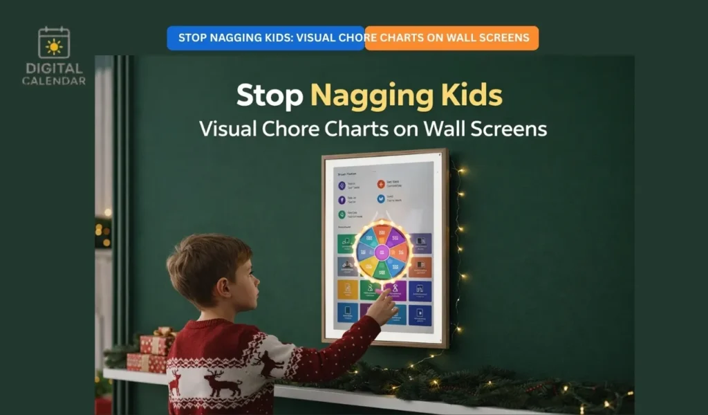 Visual Chore Charts on Wall Screens