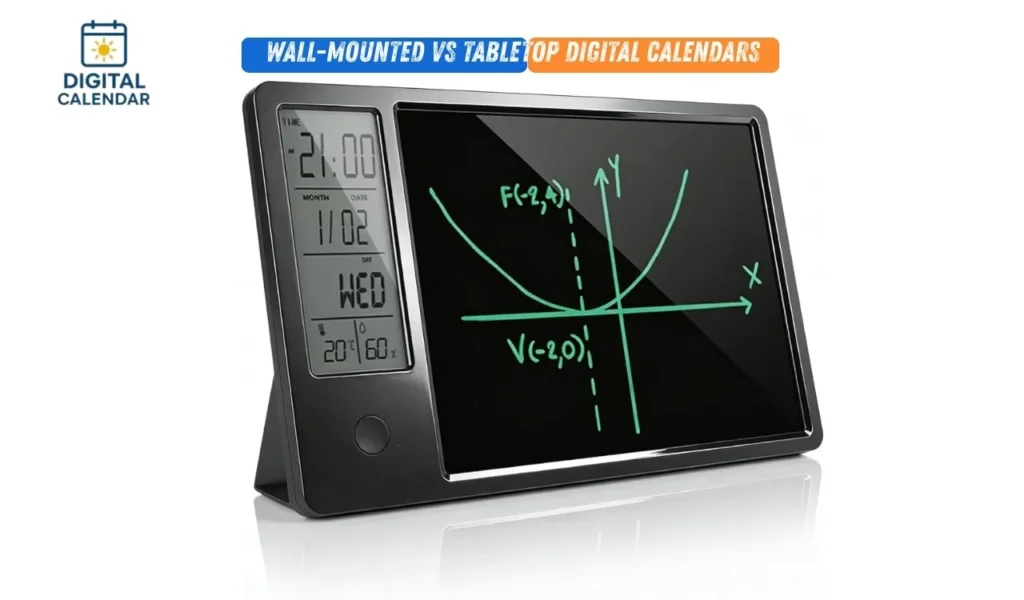 Wall-Mounted vs Tabletop Digital Calendars 3 Wall-Mounted vs Tabletop Digital Calendars