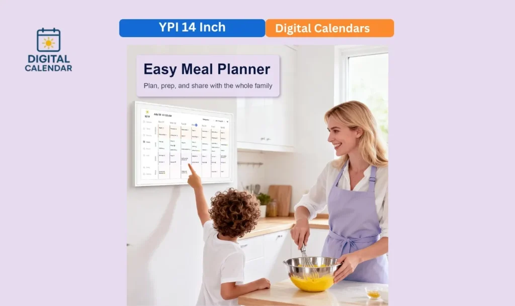 YPI 14 Inch Digital Calendar