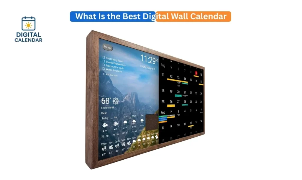 best digital wall calendar