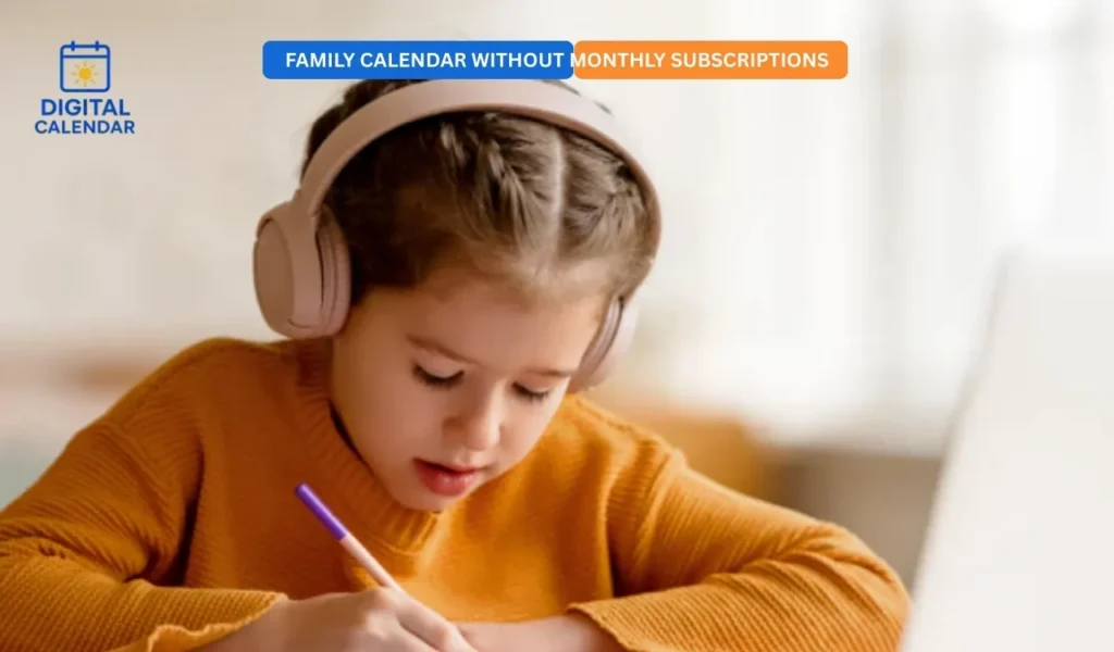 Family Calendar Without Monthly Subscriptions