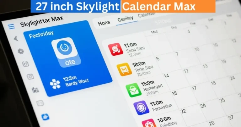 Technical Specifications of 27 inch Skylight Calendar Max 5 27 inch Skylight Calendar Max