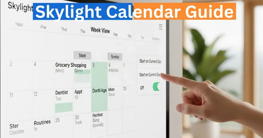 Best Skylight Calendar Display & View Settings Guide 2 Skylight Calendar Display