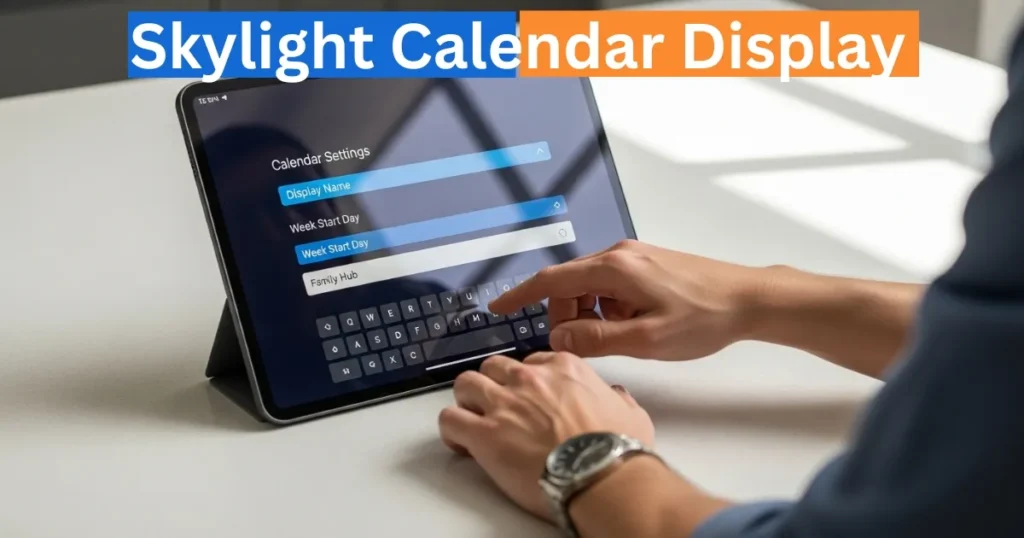 Best Skylight Calendar Display & View Settings Guide 1 Skylight Calendar Display
