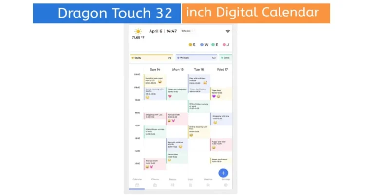 Dragon Touch 32 inch Digital Calendar & Chore Chart Best Review 4 Dragon Touch 32 inch