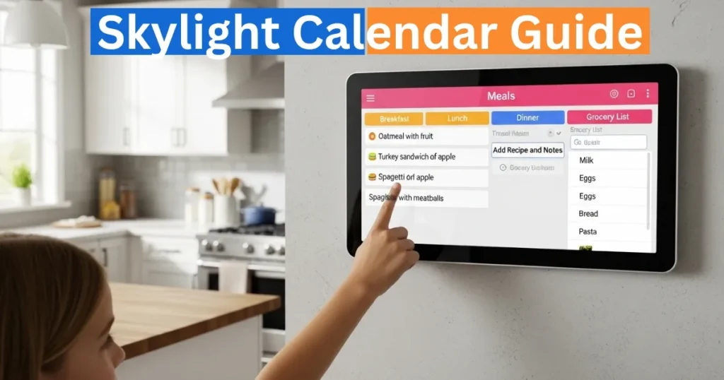 Skylight Calendar Guide: Plan Family Tasks, Meals & Rewards 3 Family Organizer Skylight