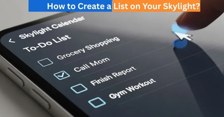 How to Create a List on Your Skylight Calendar? 6 How to Create a List