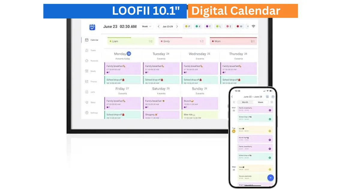 LOOFII 10.1 Inch Smart Digital Calendar Review – Buyer’s Guide 1 LOOFII 10.1 inch