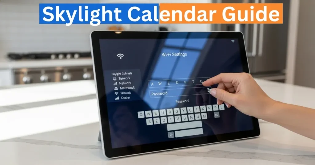 Skylight Calendar General Settings: Wi-Fi, Display & Parental Lock 1 Skylight Calendar General Settings