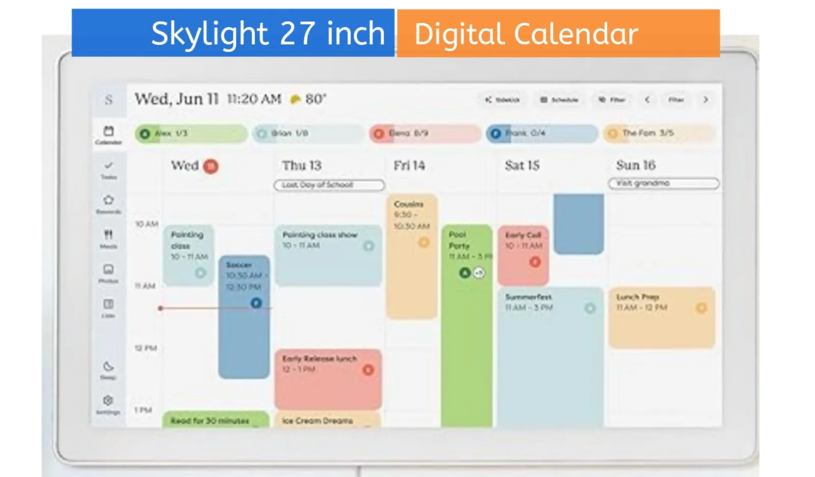 Skylight Calendar Max 27-Inch Smart Digital Calendar & Chore Chart – Full Review 1 Skylight Calendar Max 27