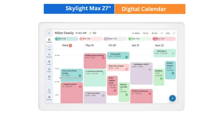 Skylight Calendar Max 27