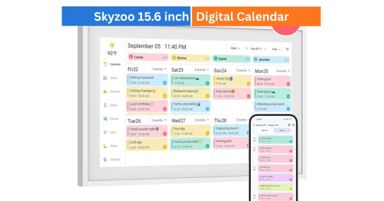Skyzoo 15.6 Inch Digital Calendar Review - Buyer's Guide 7 Skyzoo 15.6 Inch