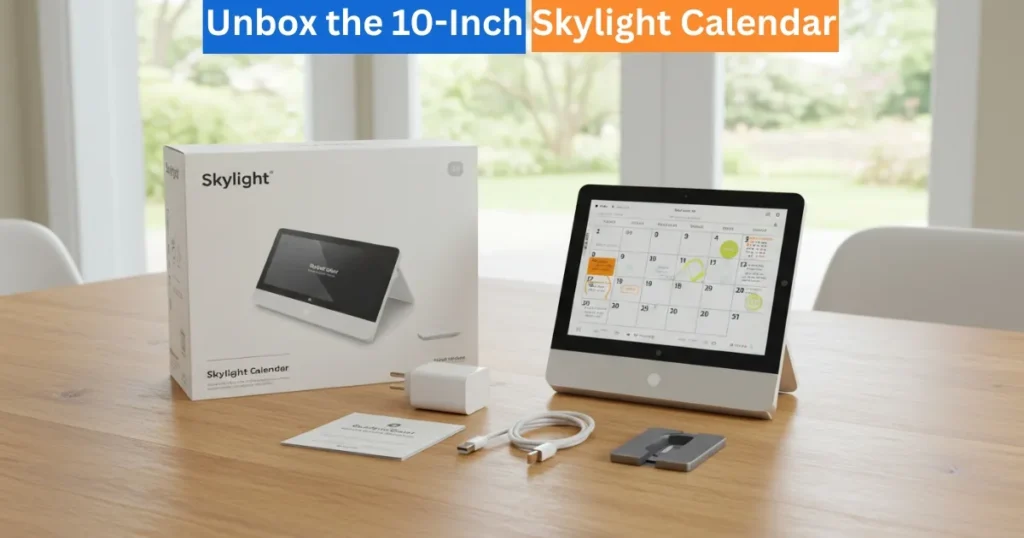 How to Unbox the 10-Inch Skylight Calendar? 1 10-Inch Skylight Calendar