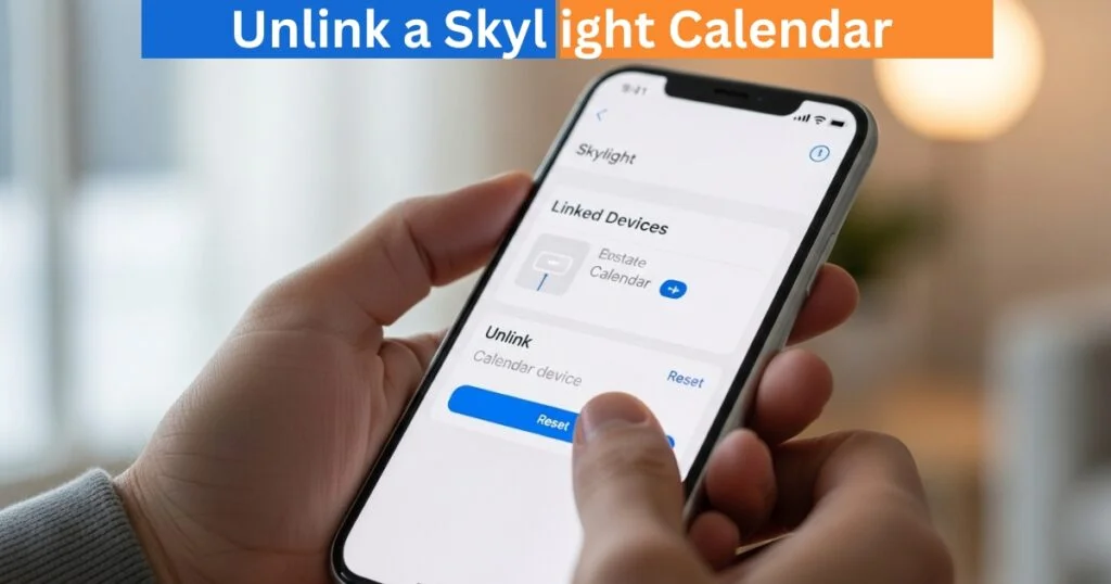Unlink a Skylight Calendar