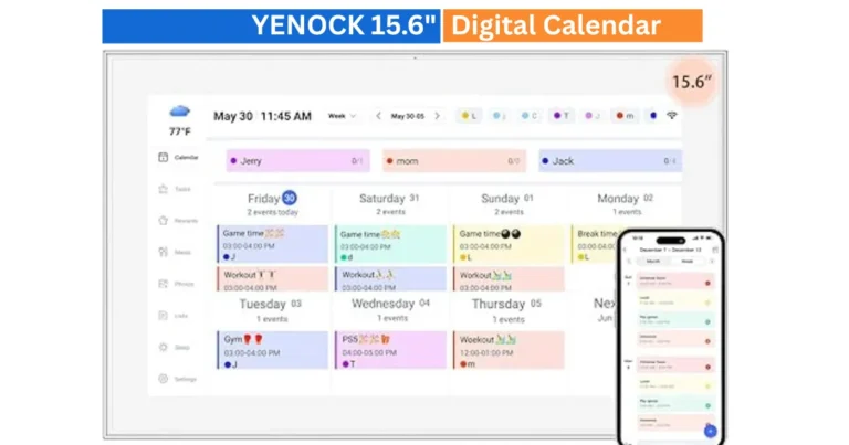YENOCK 15.6 Inch Digital Calendar Smart Touchscreen Review – Buyer’s Guide 9 YENOCK 15.6 Inch Digital Calendar Smart Touchscreen Review – Buyer’s Guide