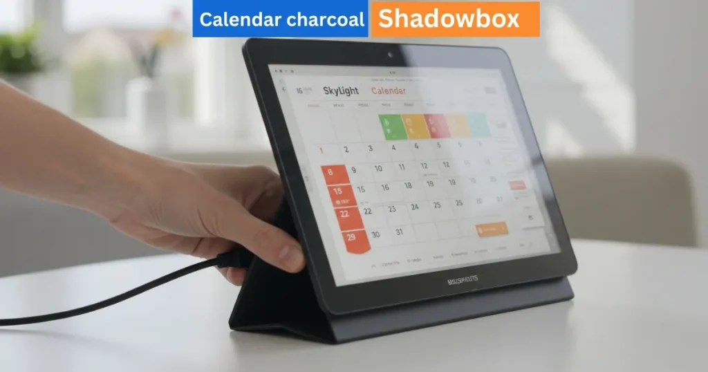 Install 15" Skylight Calendar with Charcoal Shadowbox – Step by Step Guide 3 calamde charcoal