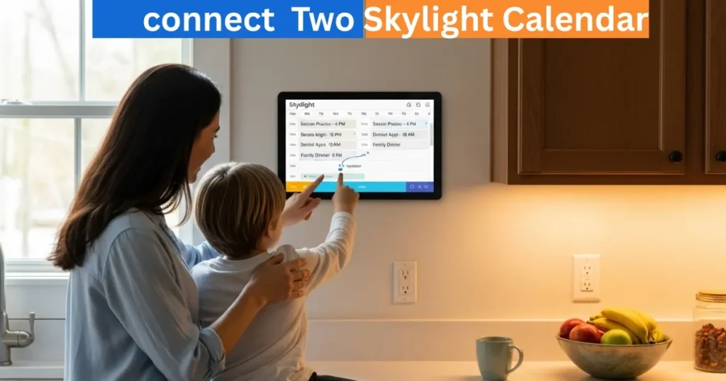 How to Connect Two Skylight Calendars - Step by Step 2 connect Two Skylight Calendars