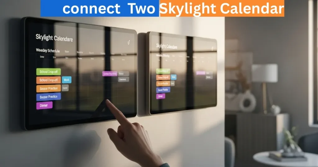 How to Connect Two Skylight Calendars - Step by Step 1 connect Two Skylight Calendars