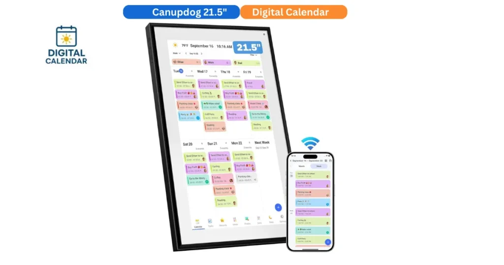 Canupdog 21.5 Inch Digital Calendar Review – My Real Experience With This Smart Family Planner 23 Canupdog 21.5 inch