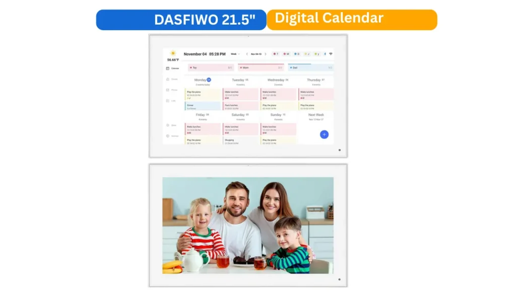 DASFIWO 21.5 Inch Smart Digital Calendar Review - Buyer's Guide 3 DASFIWO 21.5 Inch