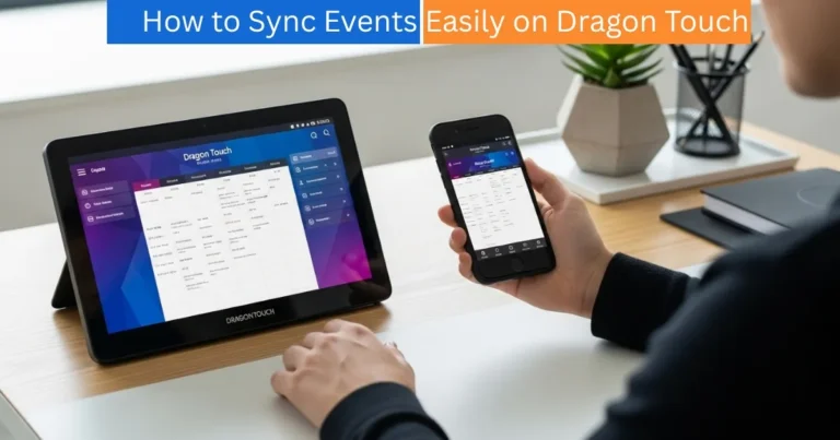 How to Sync Events Easily on Dragon Touch