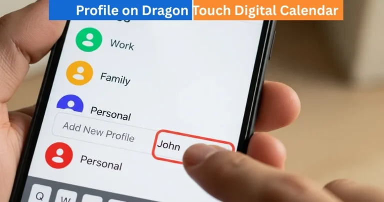 Profile on Dragon-Touch Digital Calendar