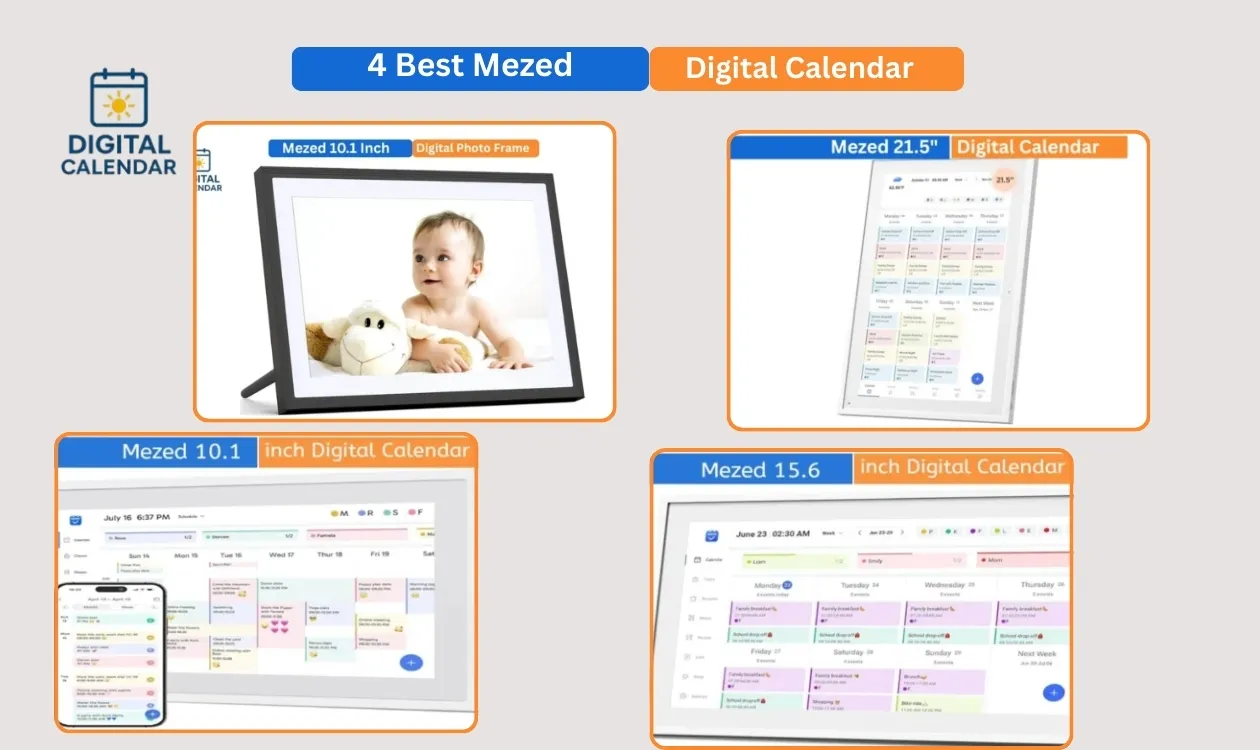 4 Best Mezed Digital Calendars & Picture Frames