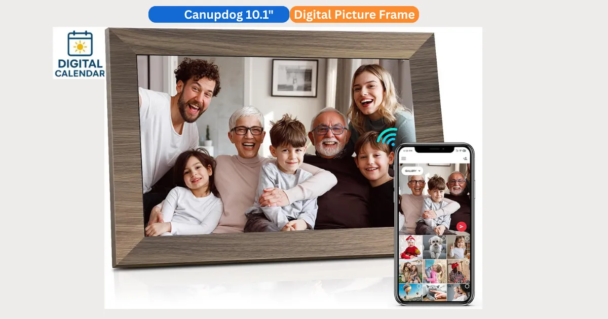 Canupdog 10.1 WiFi Digital Picture Frame
